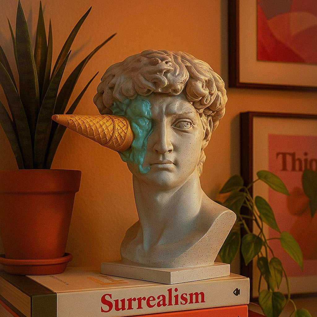 Ice Cream David Sculpture