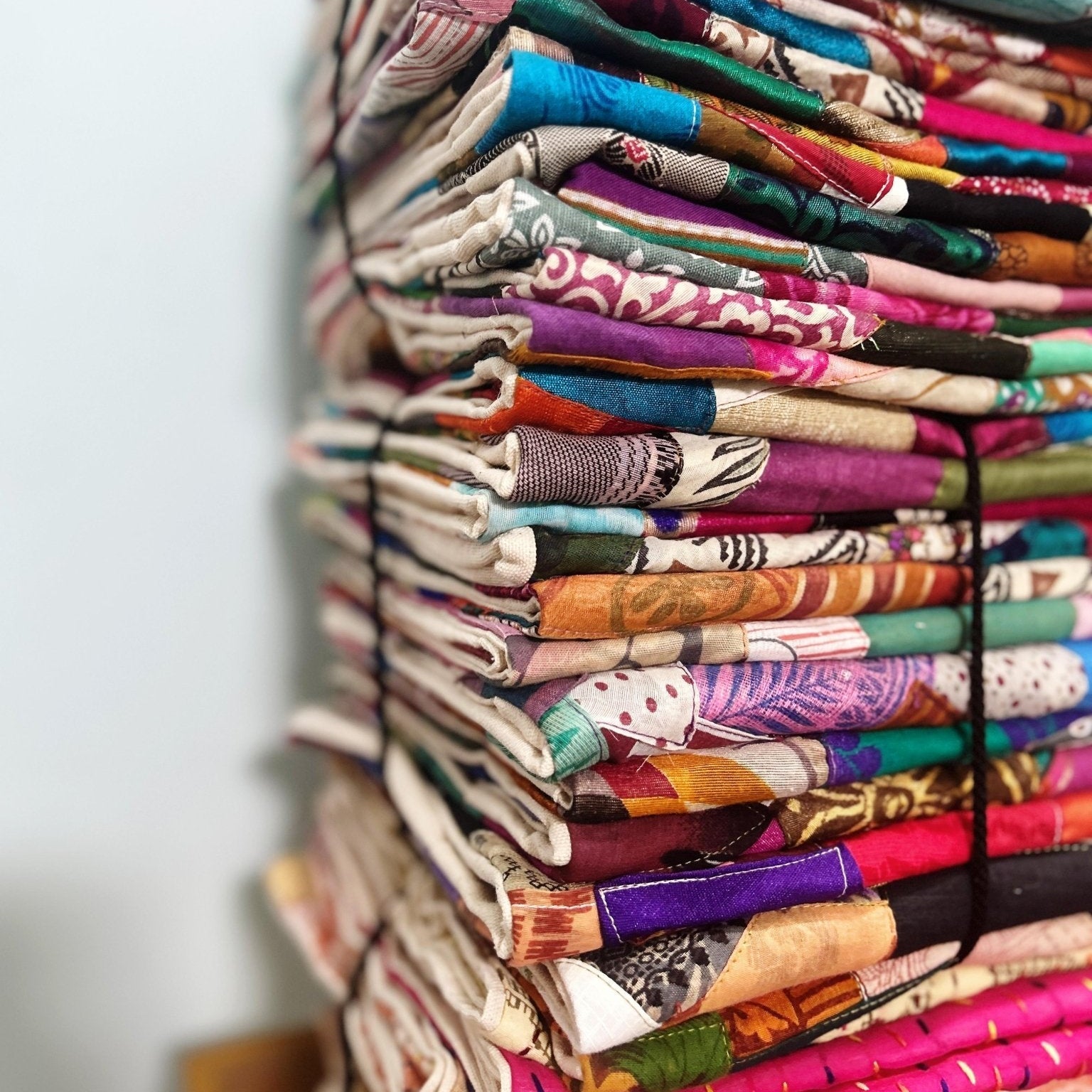 Handmade Patchwork Sari Cushion Cover 45cm