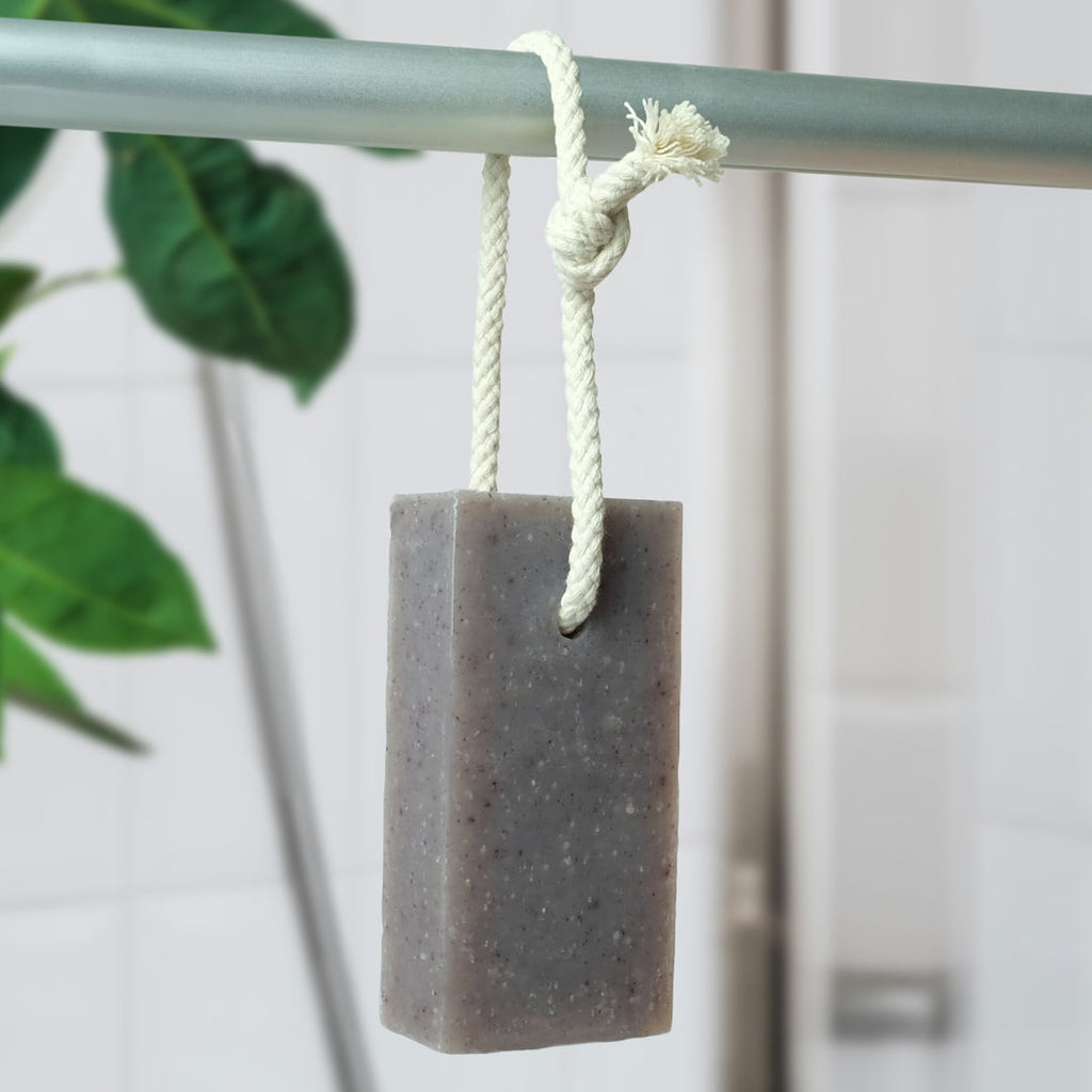 Natural Soap on Rope Woody Patchouli and Sandalwood 125g