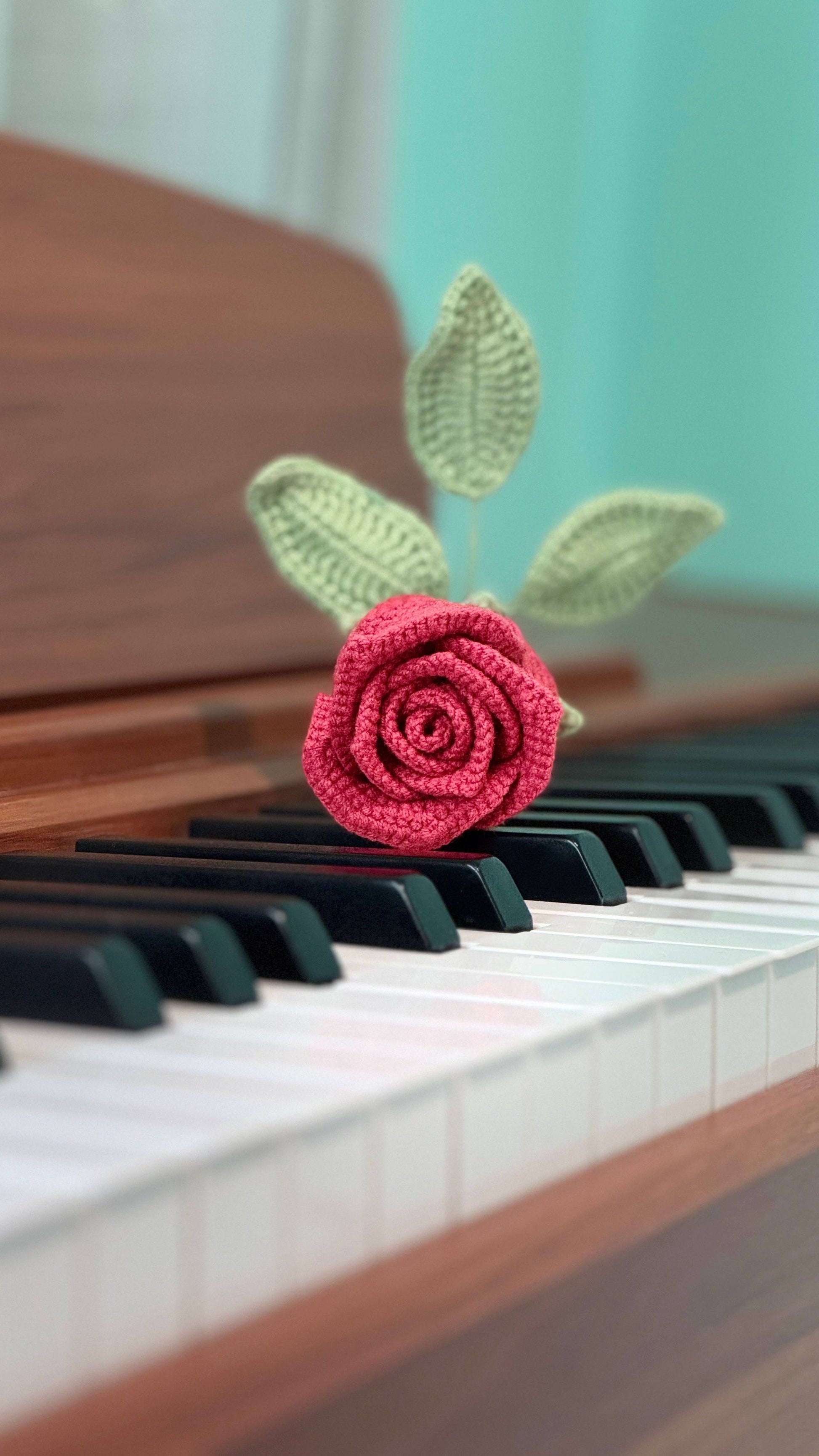 Handmade Crochet Rose Bouquet - Everlasting Flowers That Never Fade