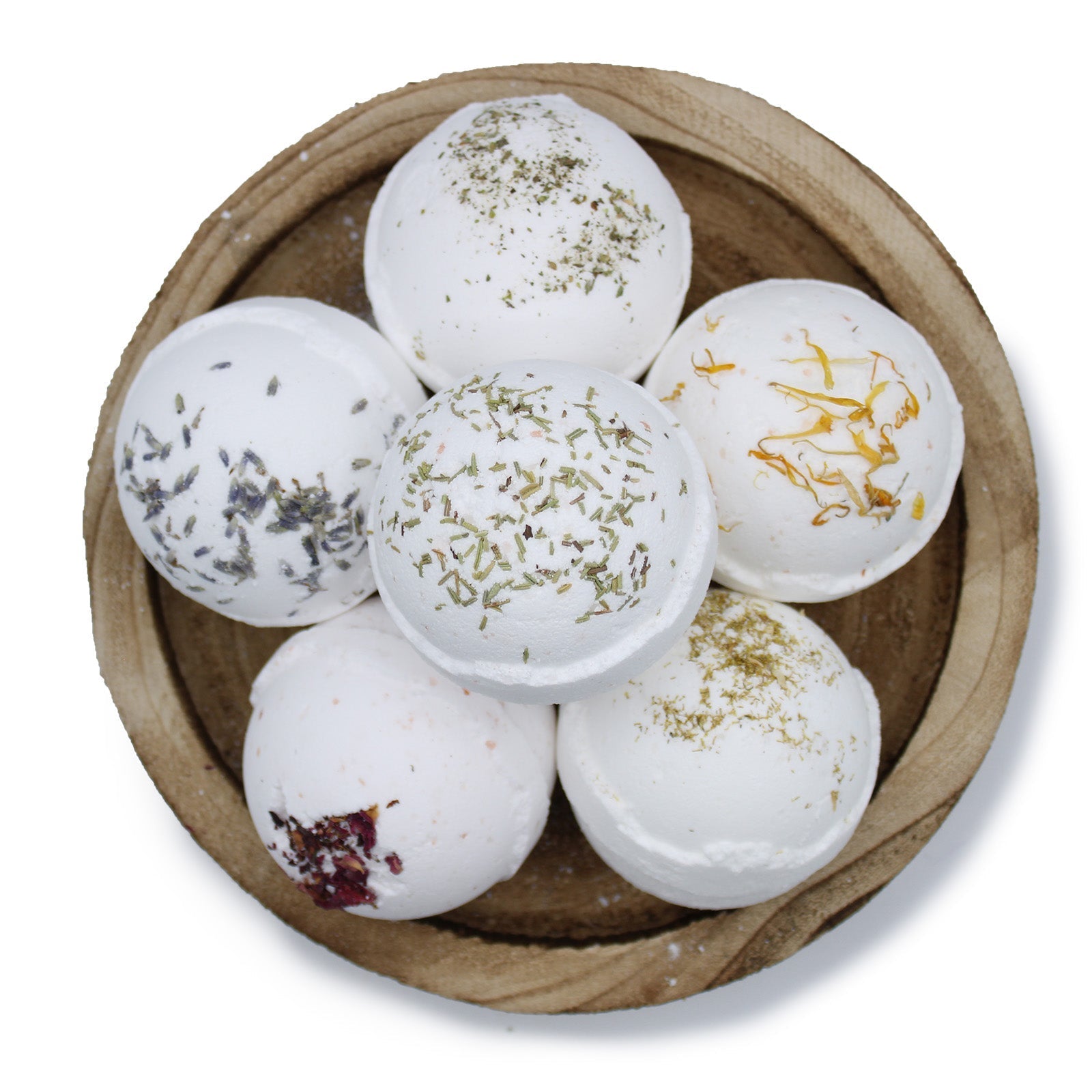 Himalayan Salt Bath Bomb with Lemon, Ginger, Orange and Avocado Oil