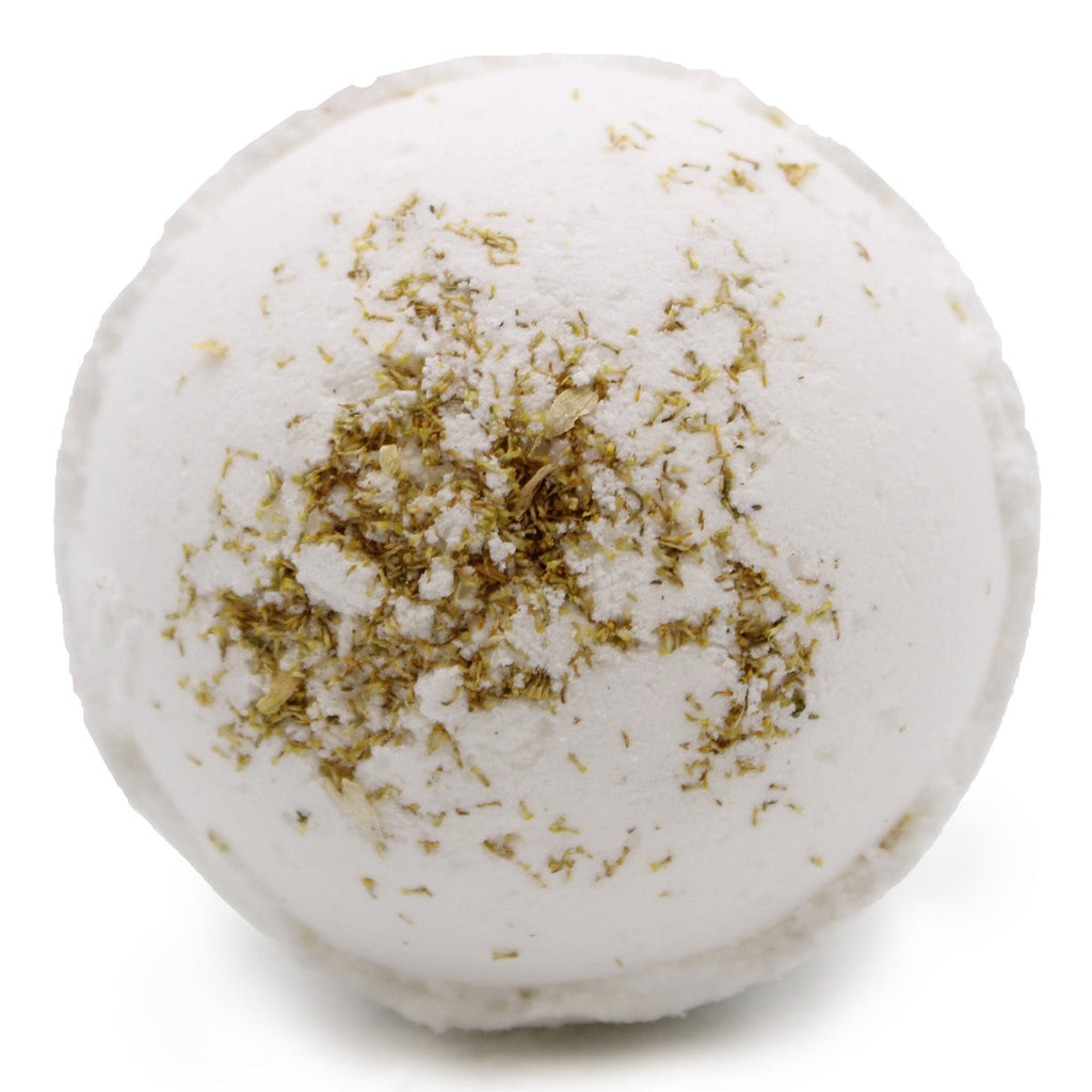 Himalayan Salt Bath Bomb with Lemon, Ginger, Orange and Avocado Oil