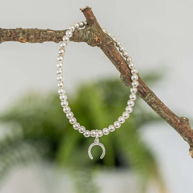 Sterling Silver Horseshoe Bracelet Handcrafted