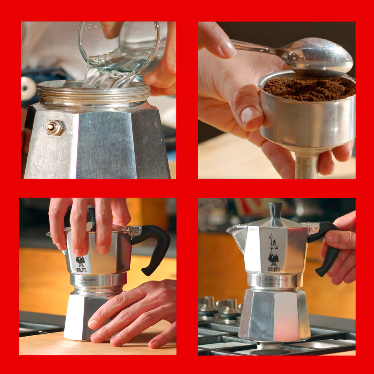Stovetop Moka Express Coffee Maker