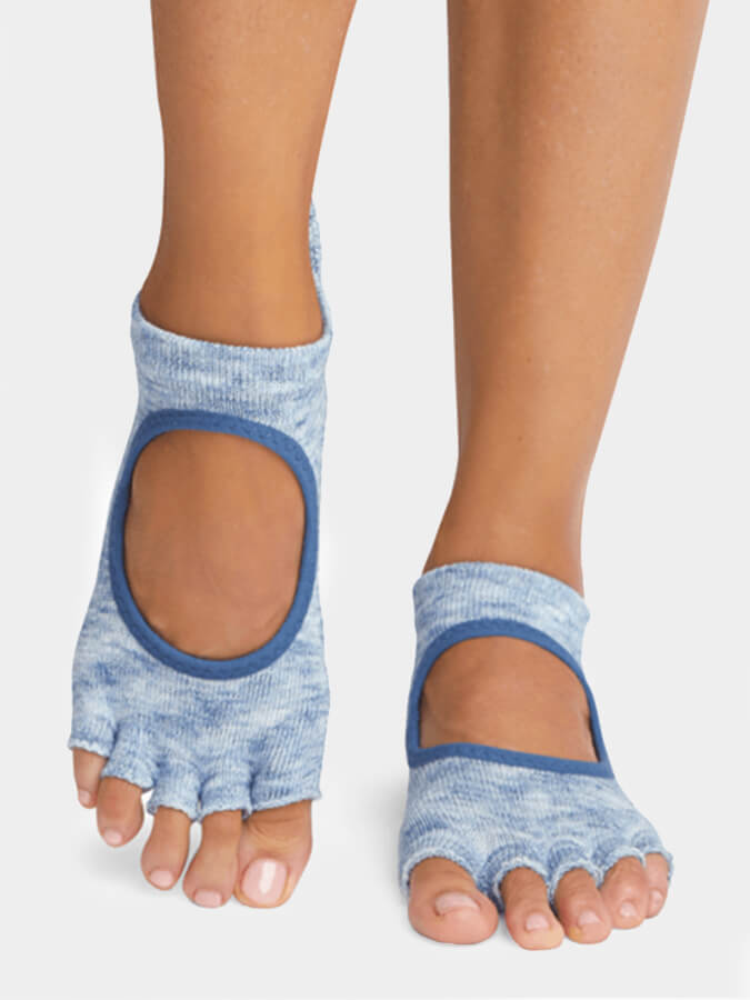 Half Toe Bellarina Women's Yoga Grip Socks