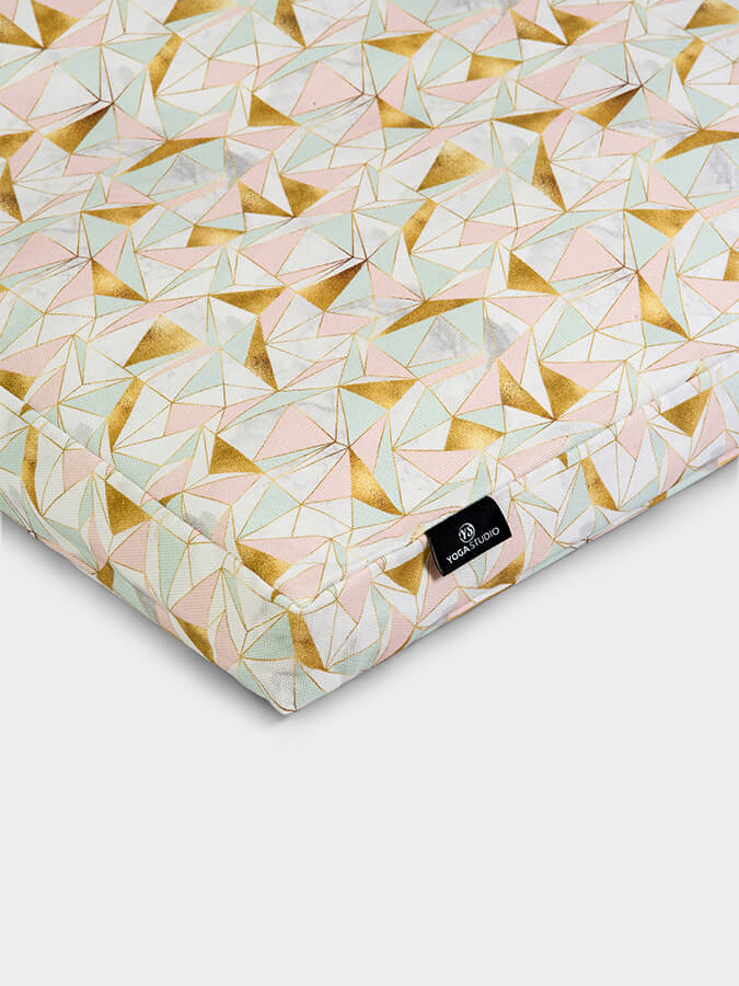 European Organic Zabuton Meditation Cushion Abstract Collection