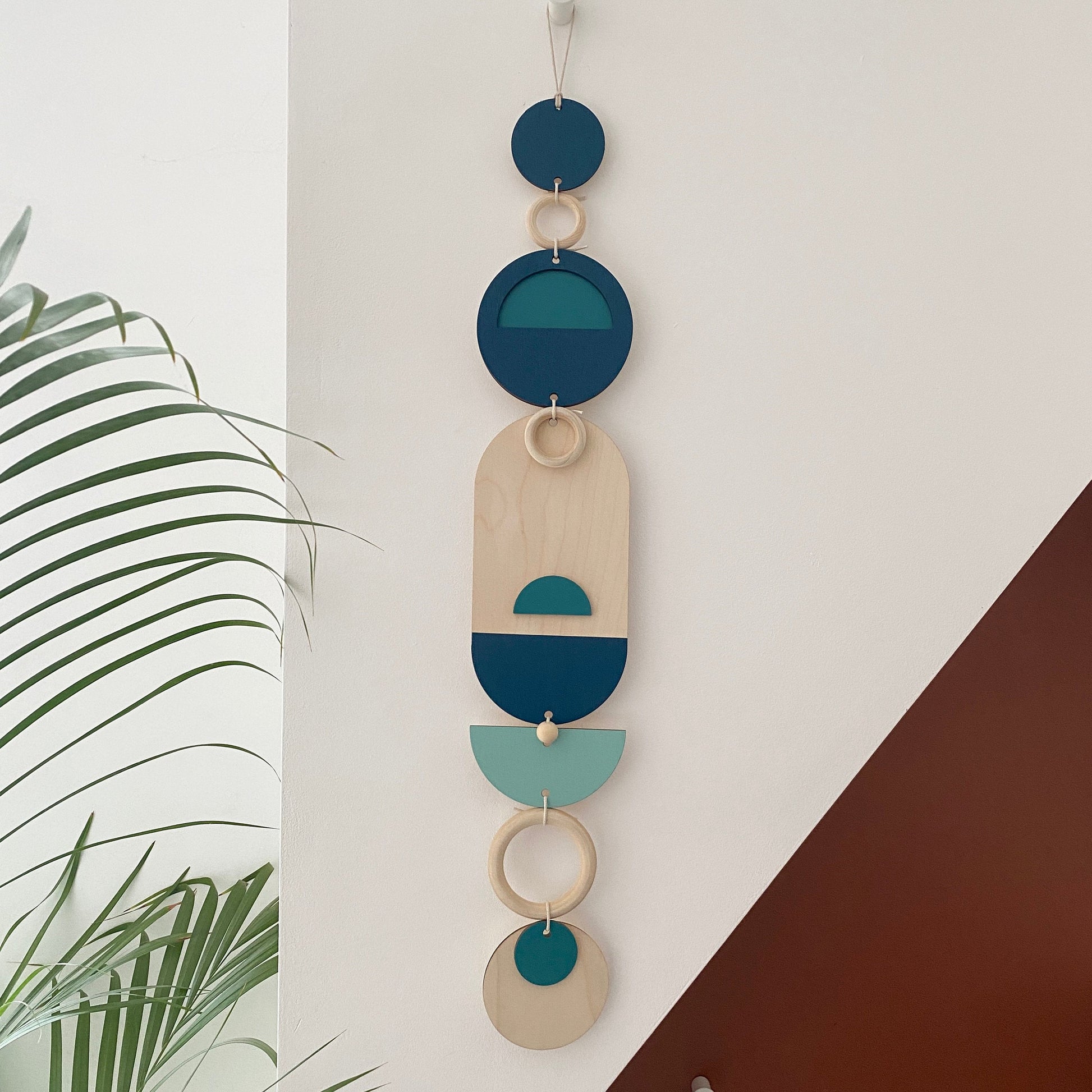 Medium Sunset Modern Art Wood Wall Hanging in Multiple Colours