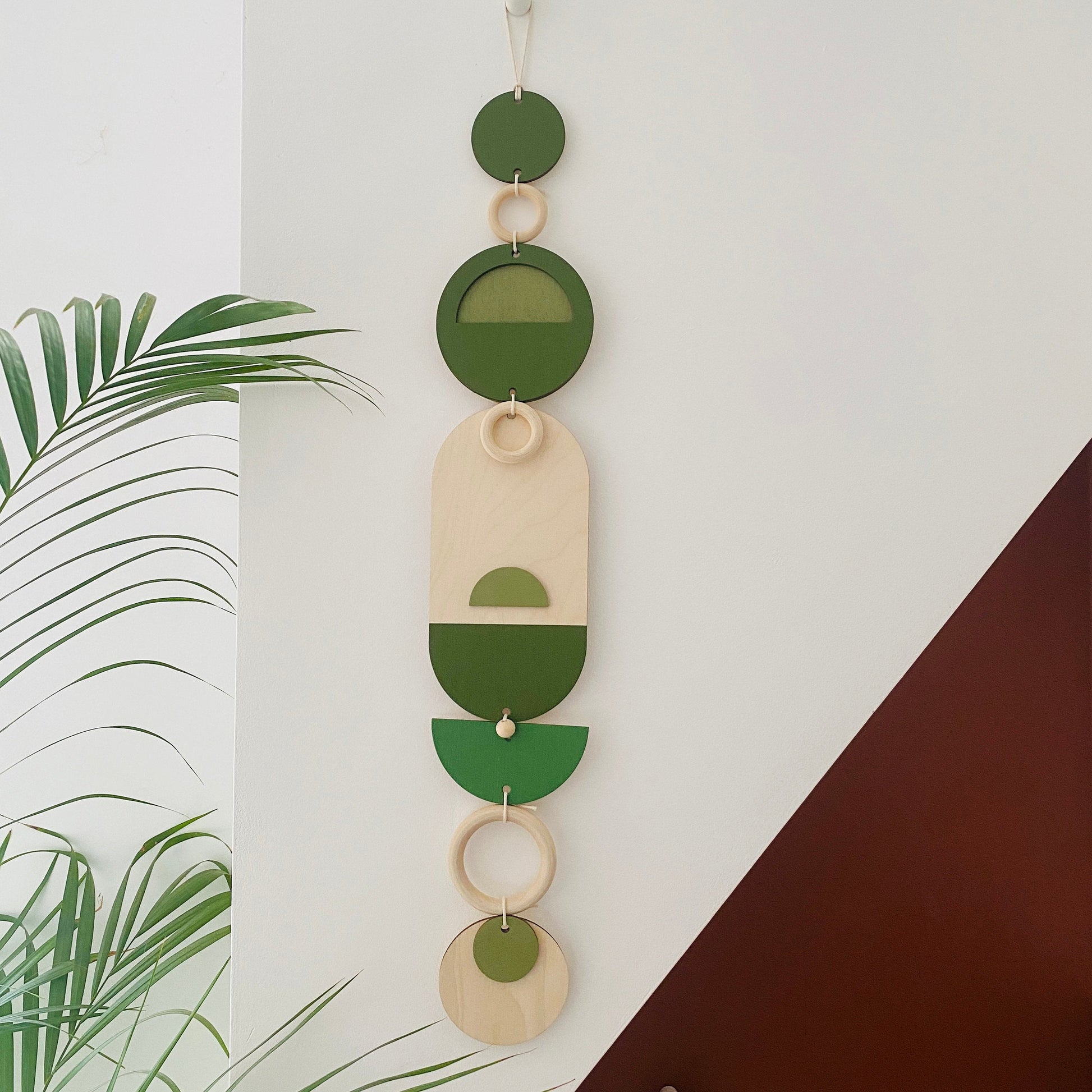 Medium Sunset Modern Art Wood Wall Hanging in Multiple Colours