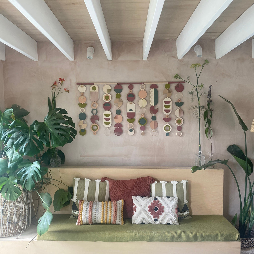 Large Geometric Modern Wall Art Handmade Tapestry