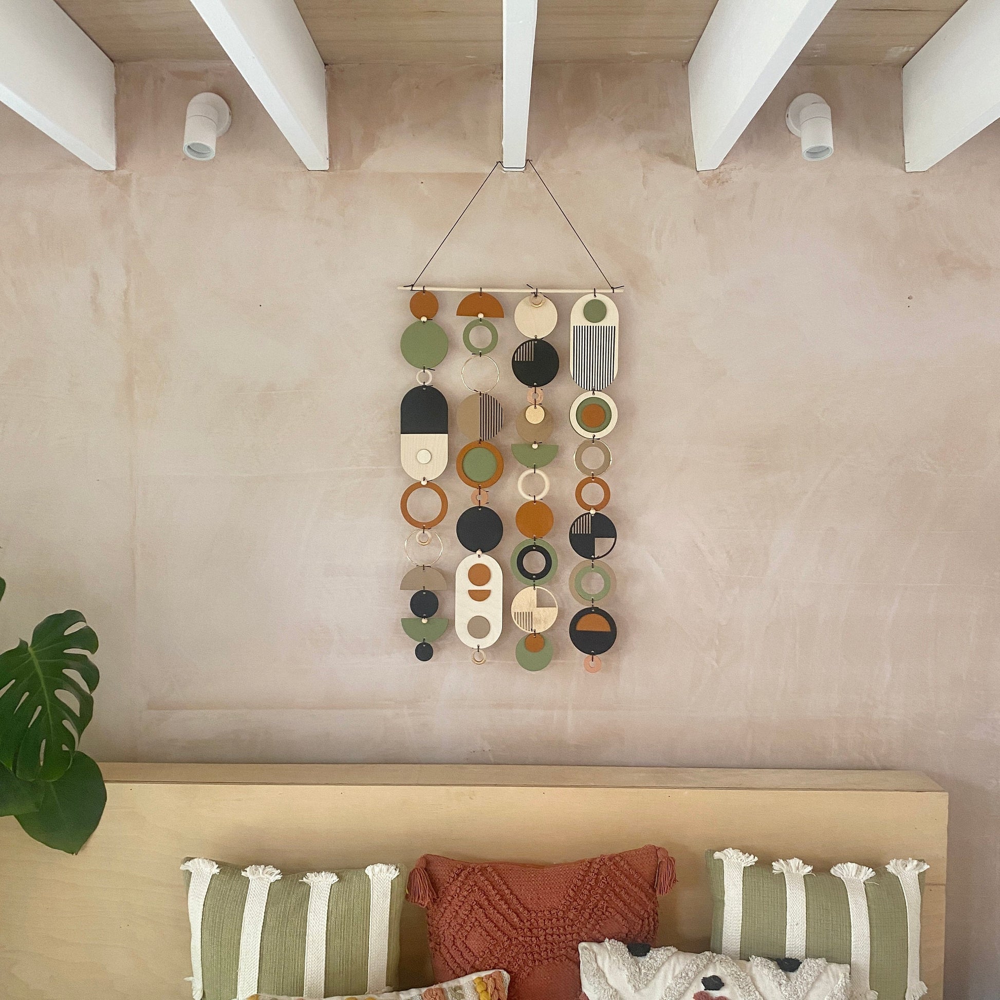 Geometric Wall Art Mid Century Modern Minimal Home Decor