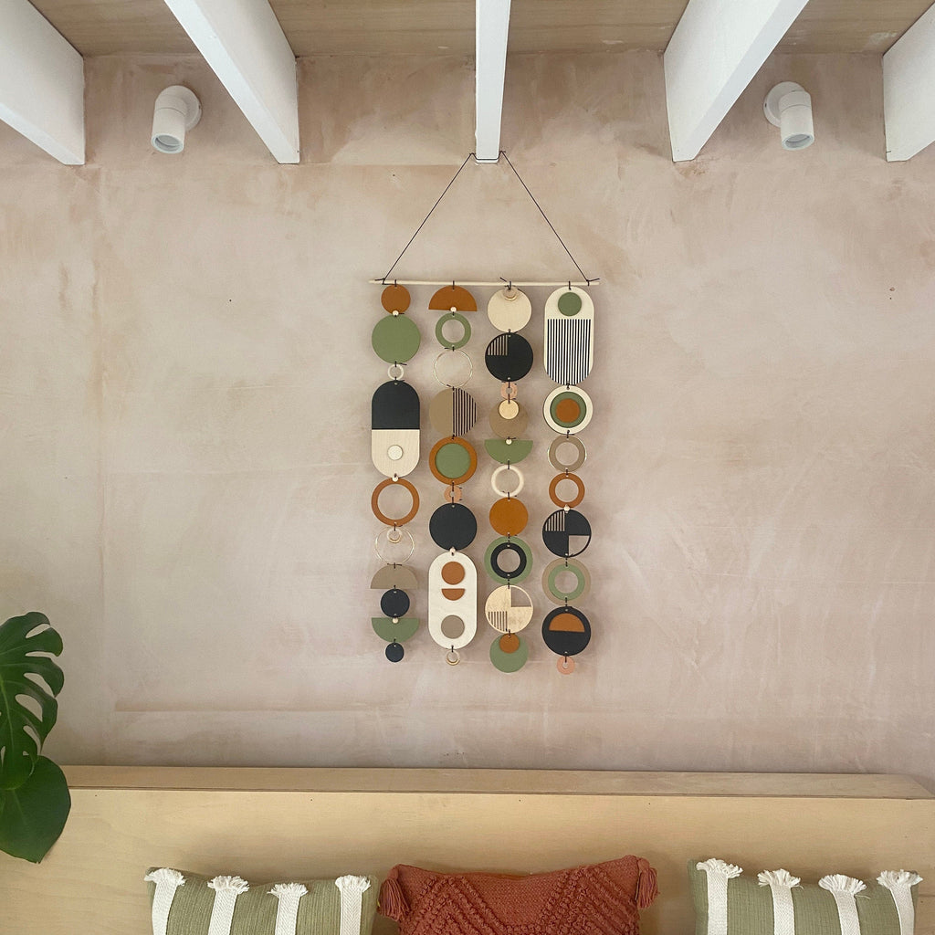 Geometric Wall Art Mid Century Modern Minimal Home Decor