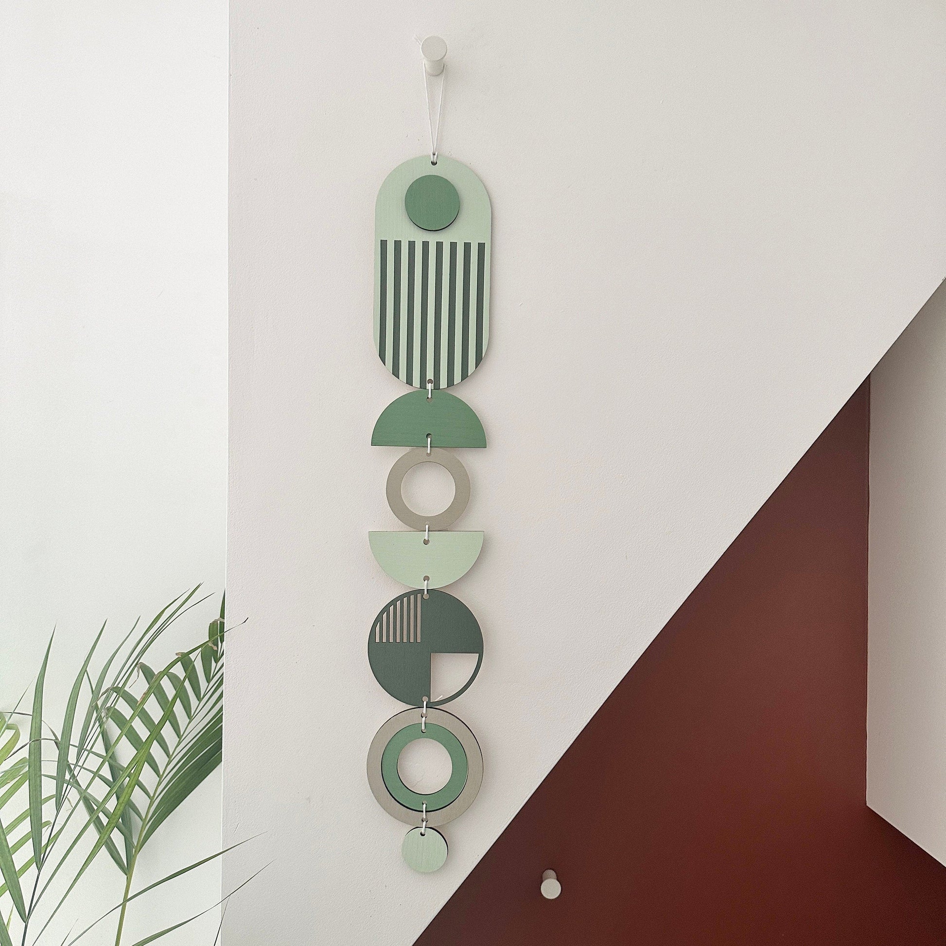 Handmade Geometric Wall Hanging in Bright Colours
