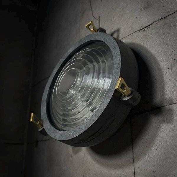 Cast Pewter Coastal Lighthouse Wall Light Ceiling Fixture