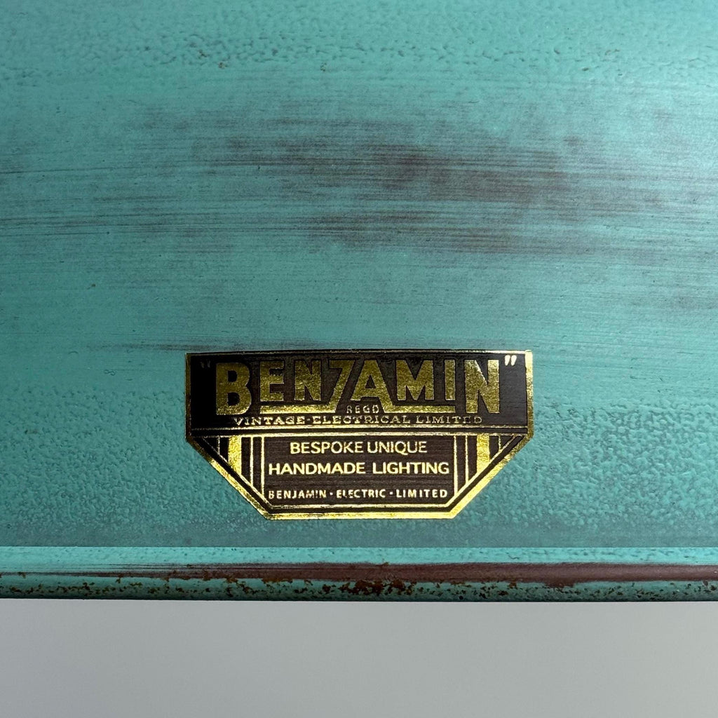 Copper Verdigris Patina Industrial Pendant Light