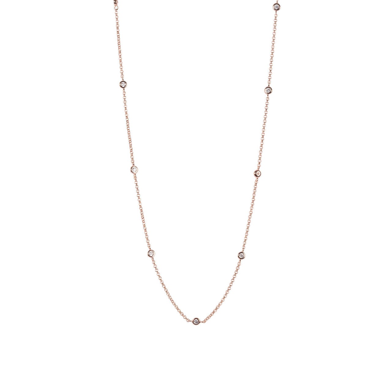 Sterling Silver Choker with Sparkling Zircons - Elegant & Timeless Design by MyaMoon by MyaMoon at www.brixbailey.com