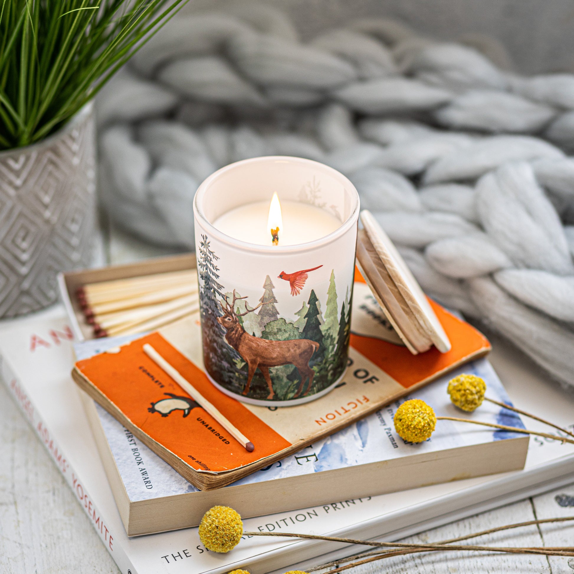 Vegan Scented Candle Purifying Forest