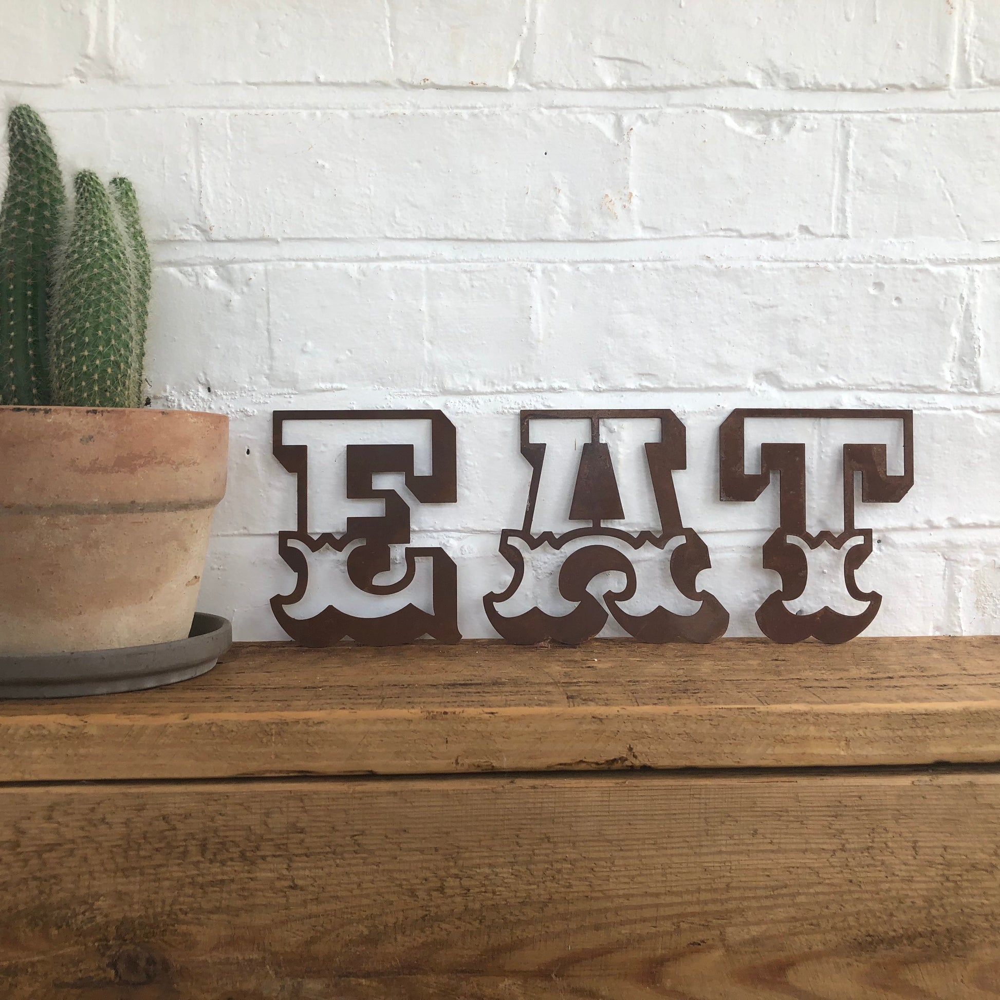 Rusty 5 Inch Carnival Metal Letters A to Z