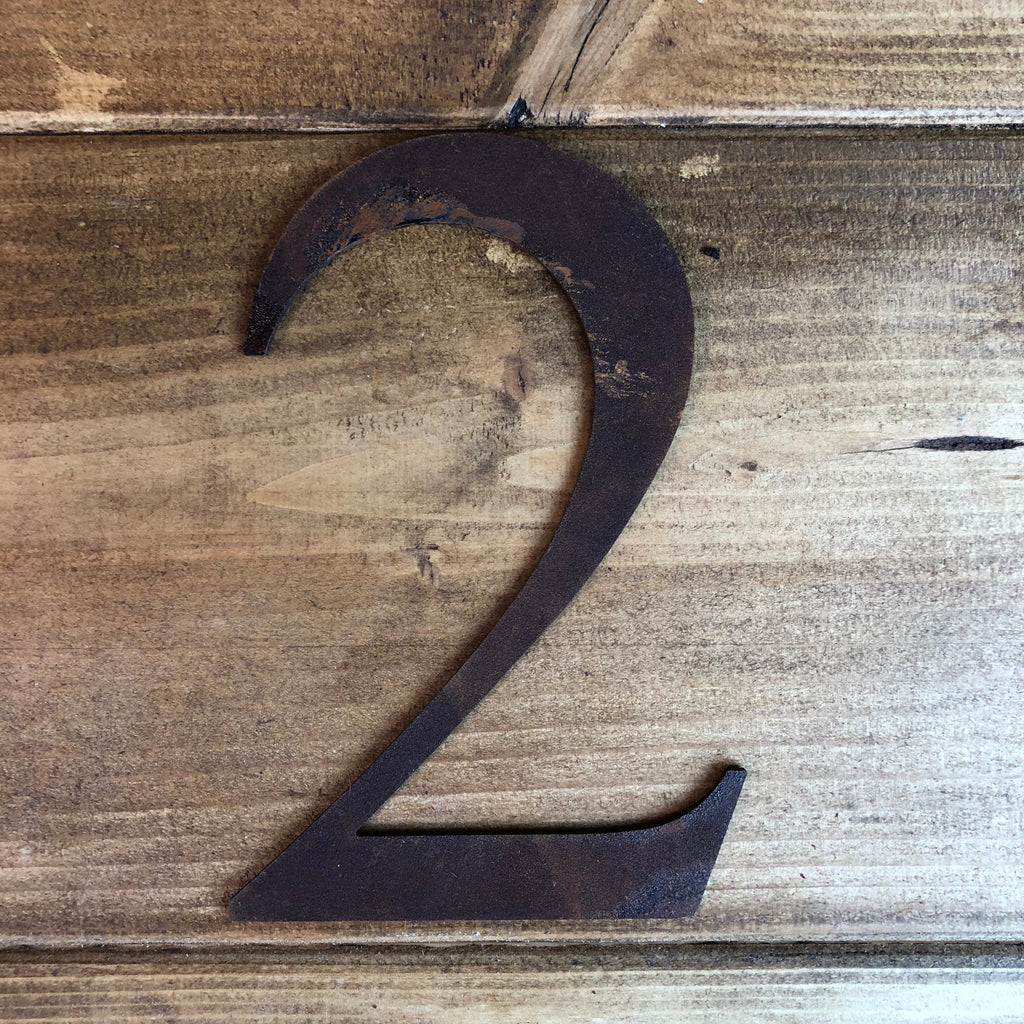 5 Inch Rusty Metal Alphabet Letters and Numbers A-Z 0-9
