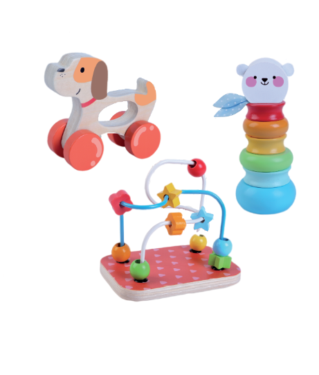 elegant arrangement of gerardo's wooden playset on a minimalist shelf, showcasing refined craftsmanship