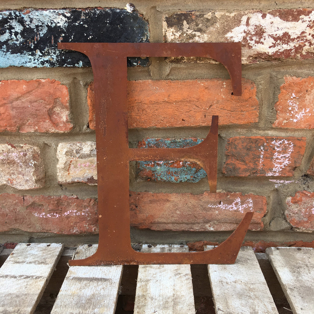 Rustic Metal Letters and Numbers 5 inch and 12 inch for Home and Garden Decor