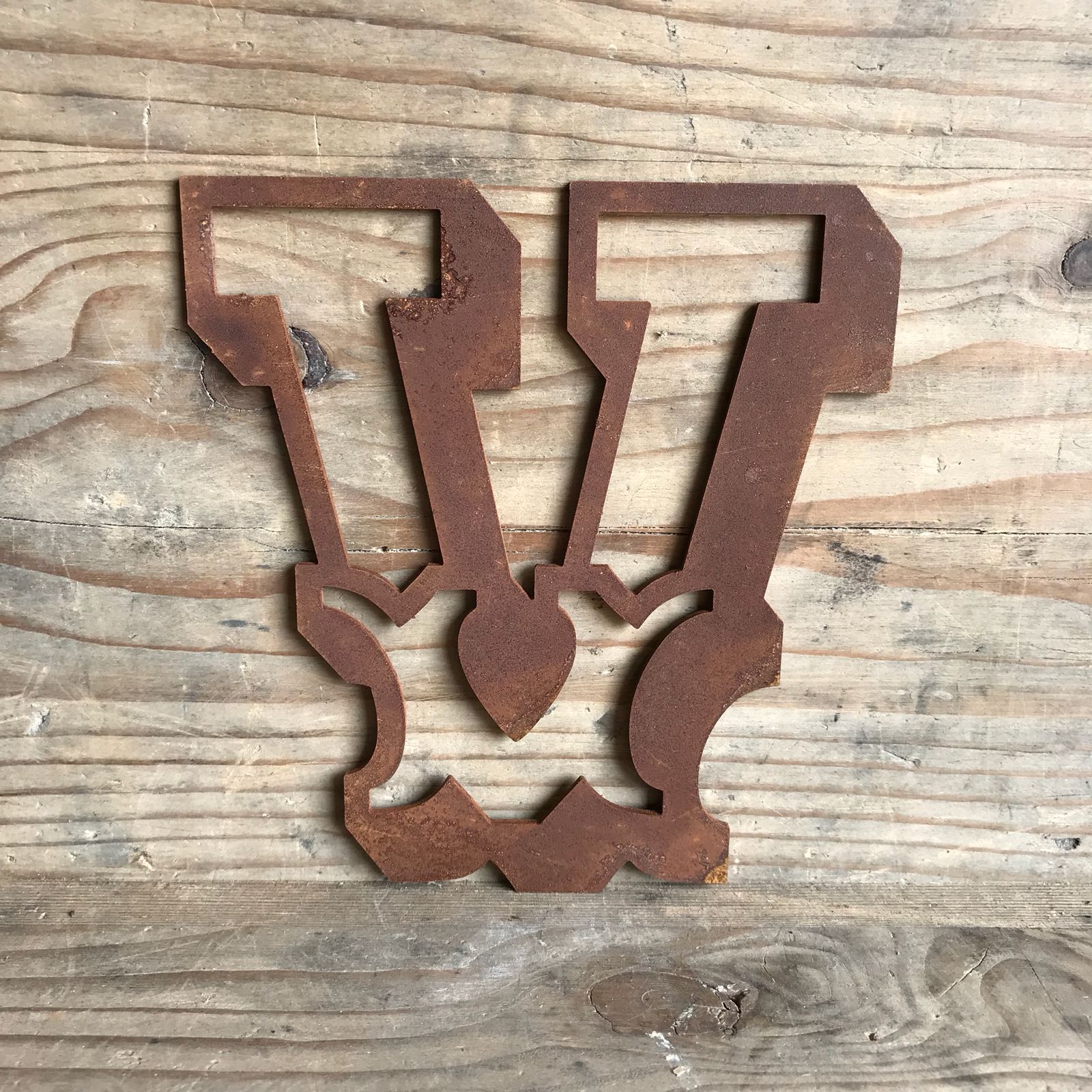 Rusty 5 Inch Carnival Metal Letters A to Z