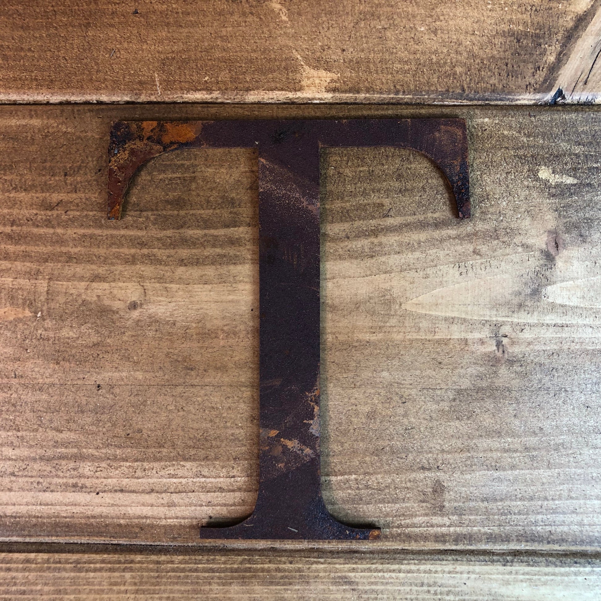 5 Inch Rusty Metal Alphabet Letters and Numbers A-Z 0-9