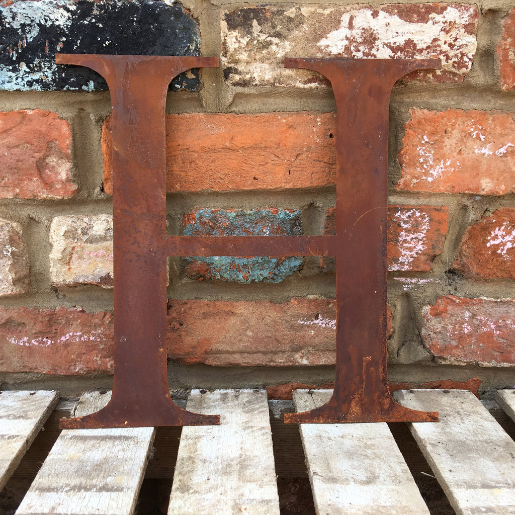 Rustic Metal Letters and Numbers 5 inch and 12 inch for Home and Garden Decor