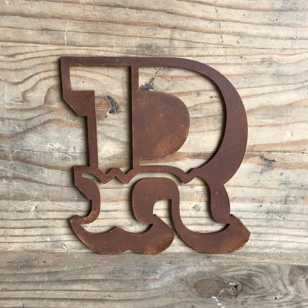 Rusty 5 Inch Carnival Metal Letters A to Z
