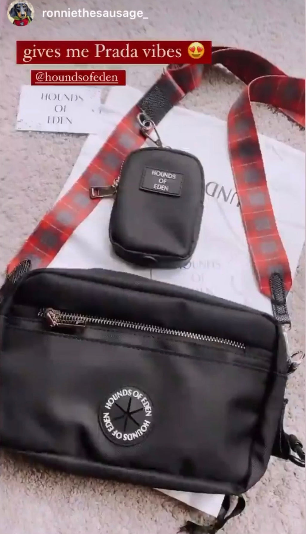 Dog Walking Bag - Grey *BAG ONLY*