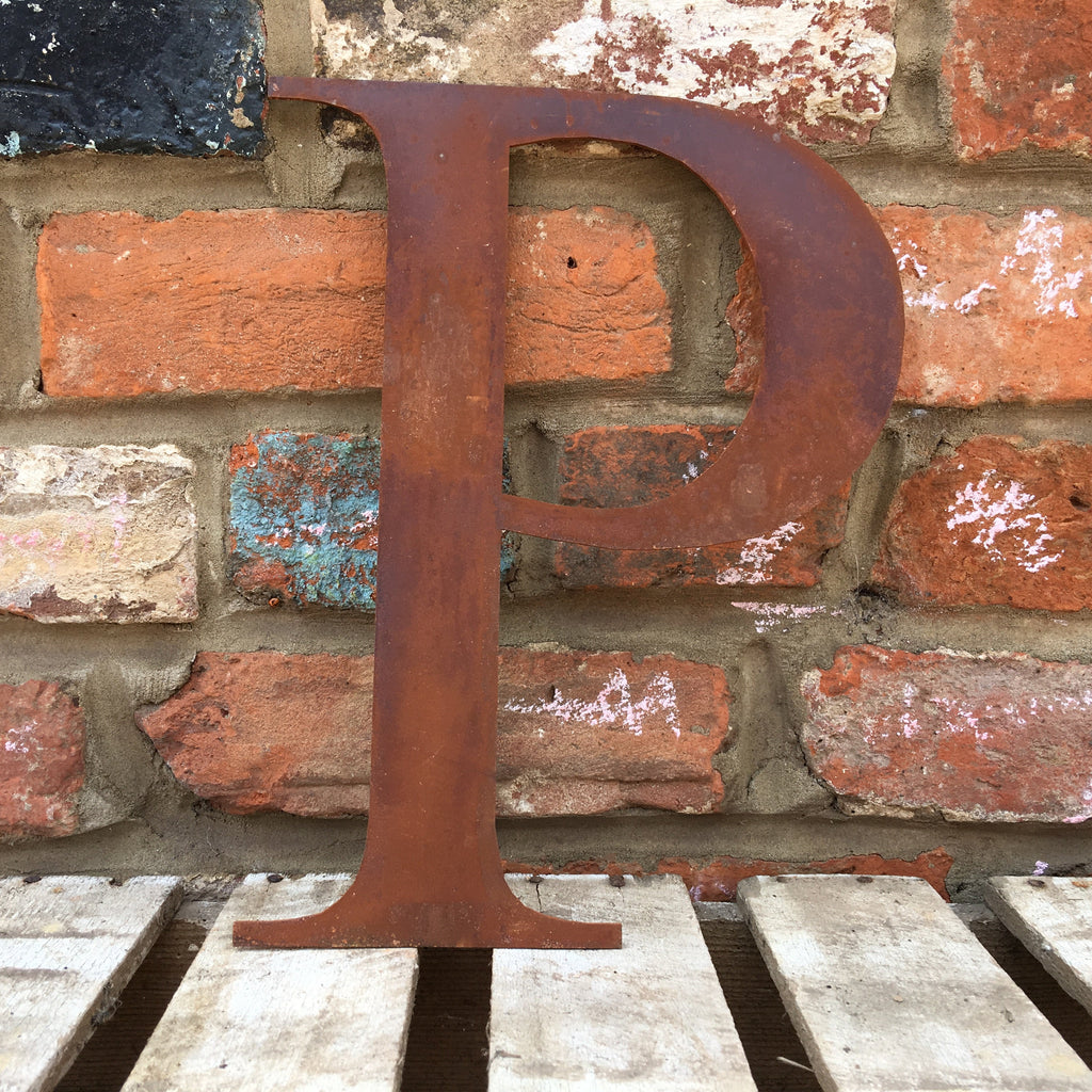 Rustic Metal Letters and Numbers 5 inch and 12 inch for Home and Garden Decor