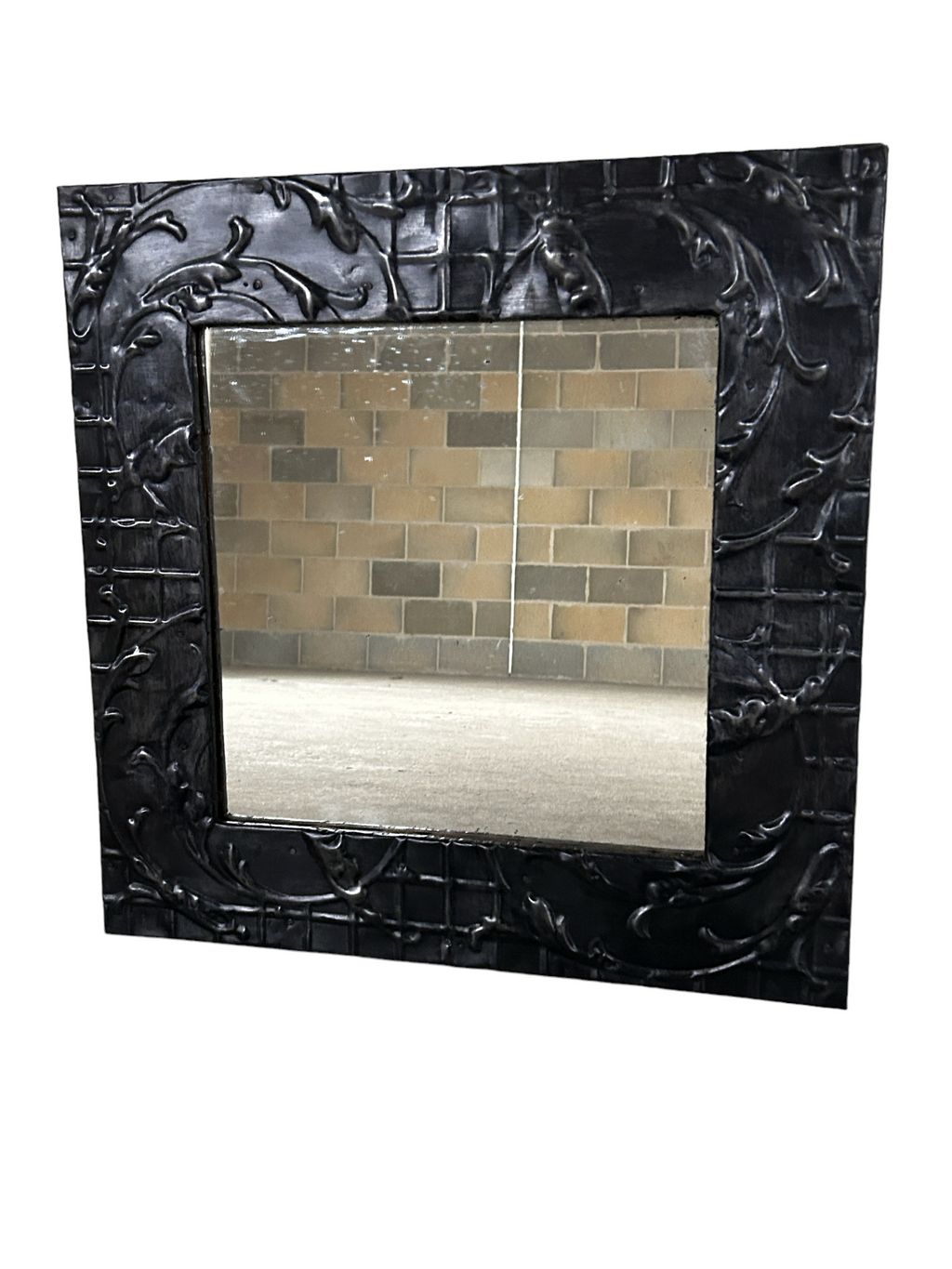 Pressed Tin Ceiling Tile Mirror 58cm