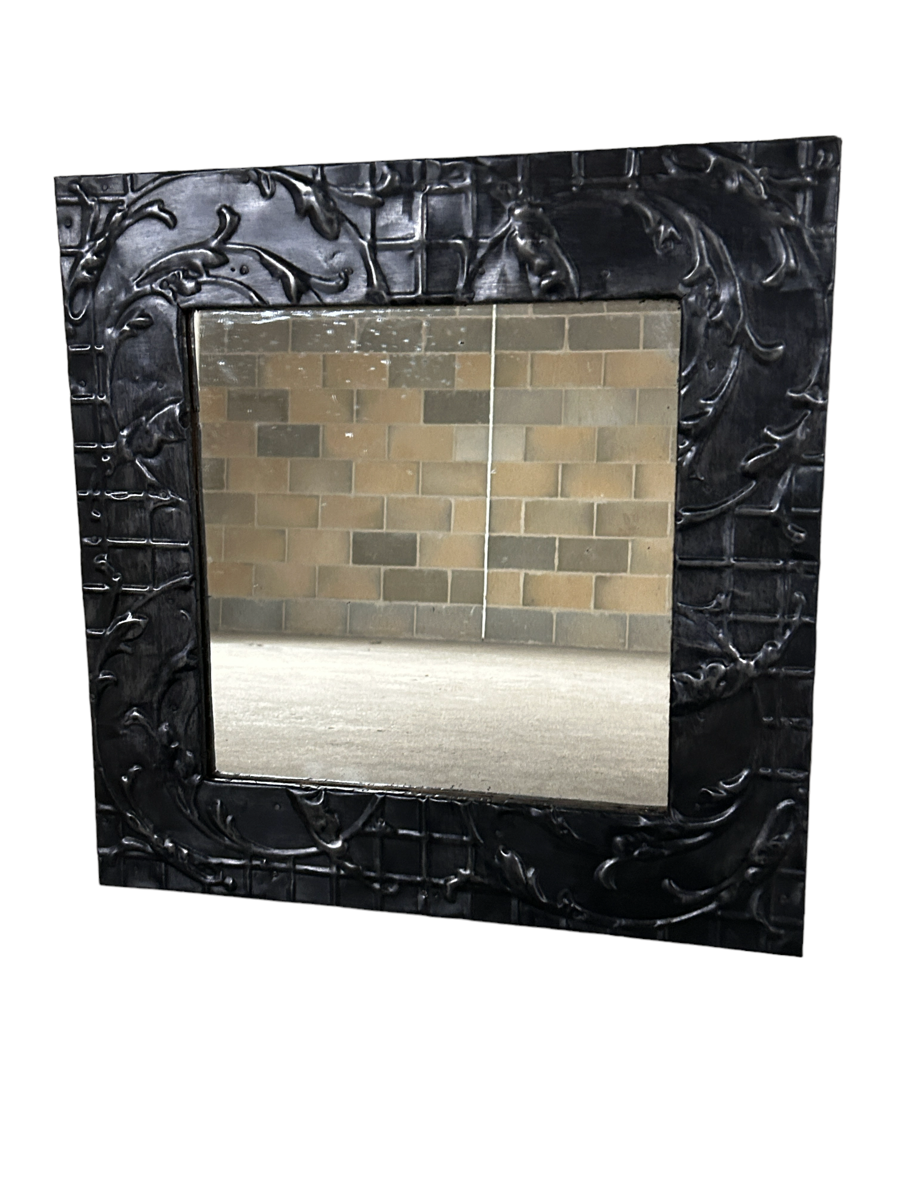 Pressed Tin Ceiling Tile Mirror 58cm