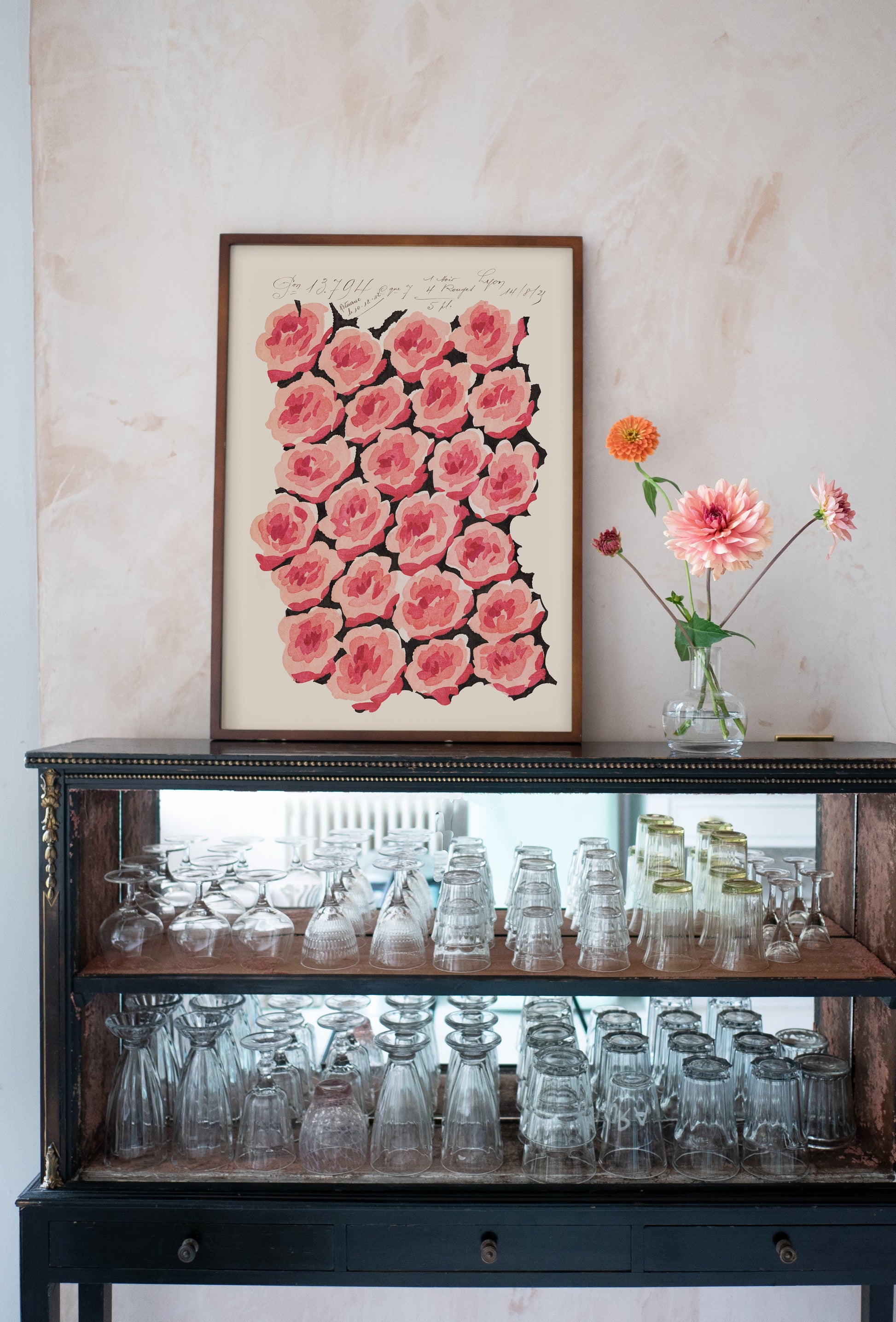 Baby Rose Vintage Archive Poster Print