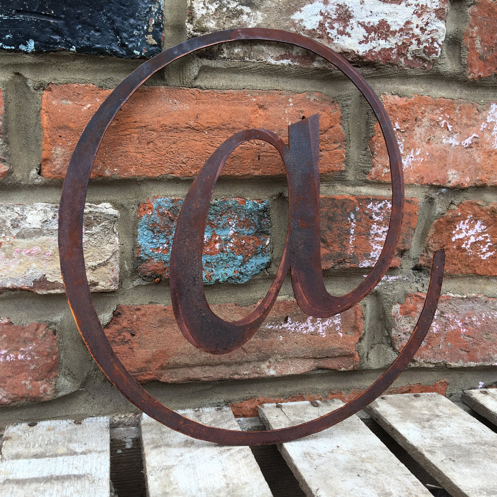 Rustic Metal Letters and Numbers 5 inch and 12 inch for Home and Garden Decor