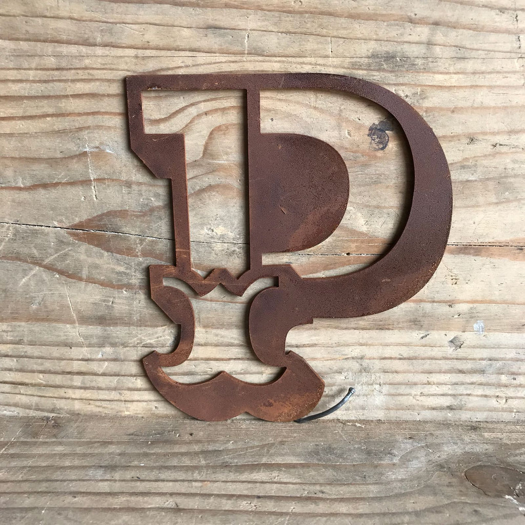 Rusty 5 Inch Carnival Metal Letters A to Z