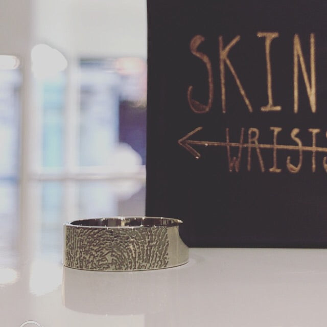 Fingerprint Sterling Silver Ring