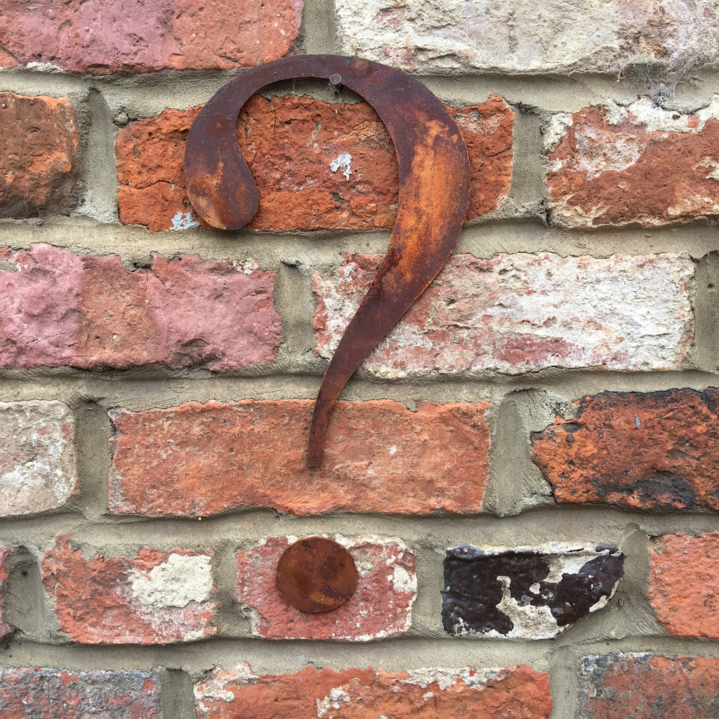 Rustic Metal Letters and Numbers 5 inch and 12 inch for Home and Garden Decor