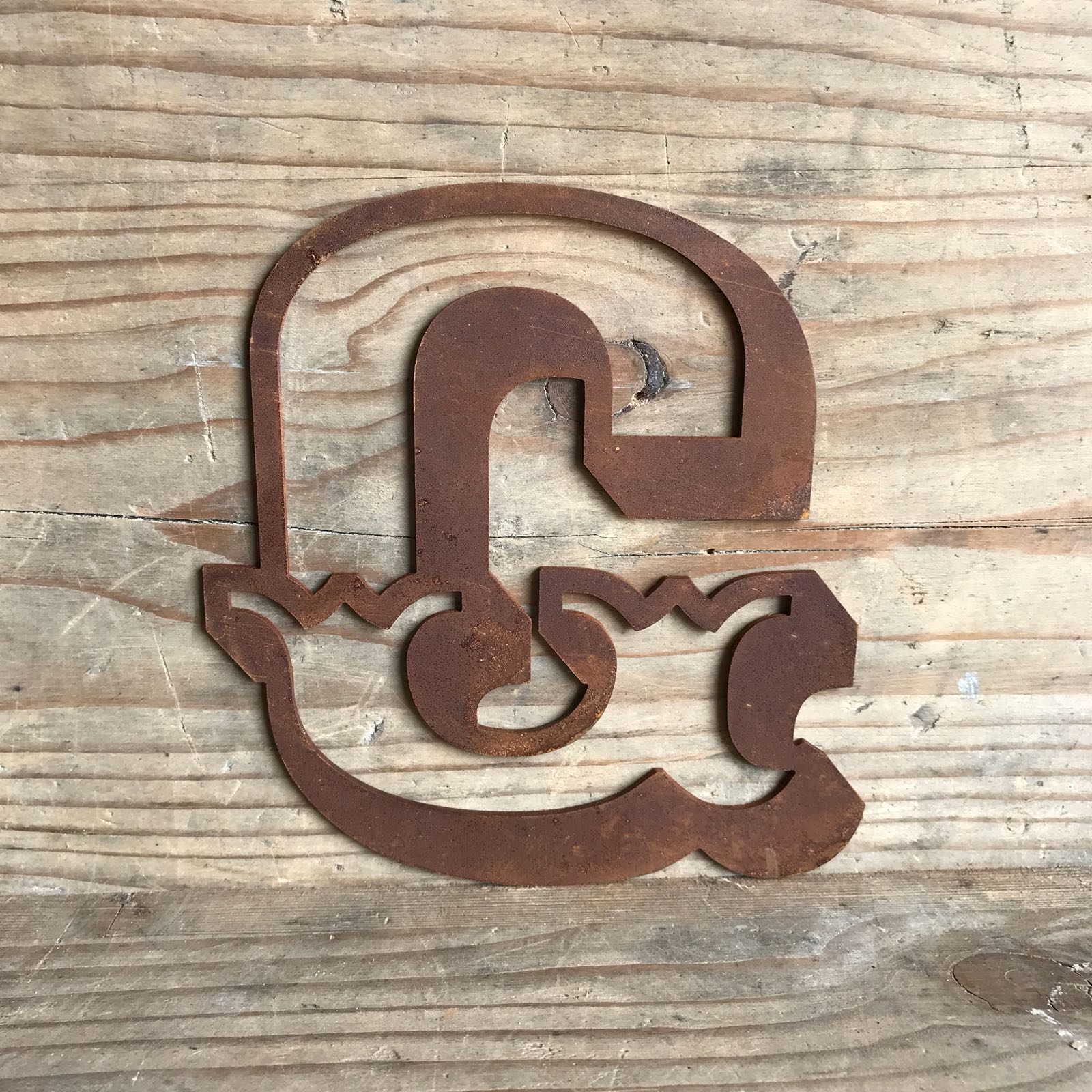 Rusty 5 Inch Carnival Metal Letters A to Z