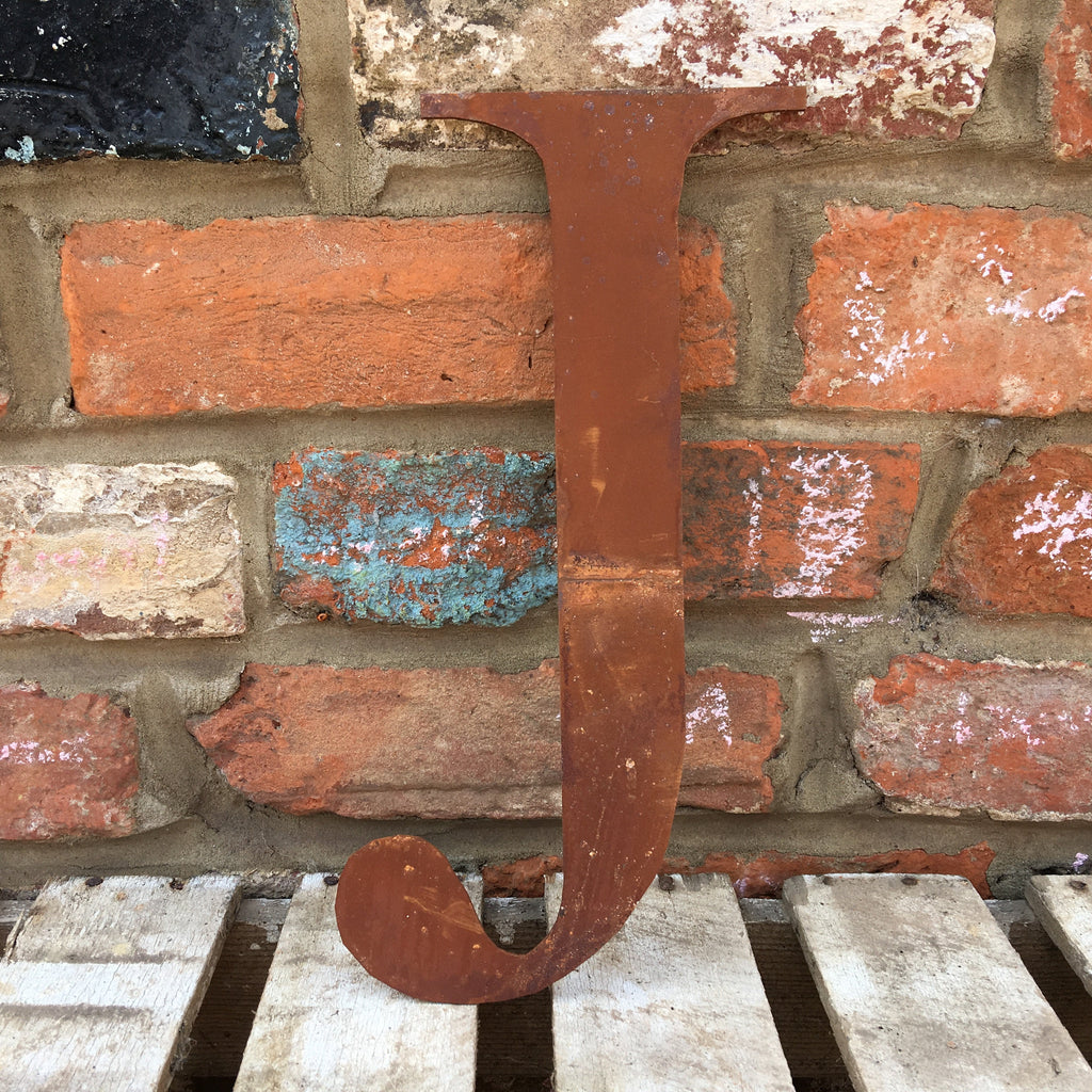 Rustic Metal Letters and Numbers 5 inch and 12 inch for Home and Garden Decor