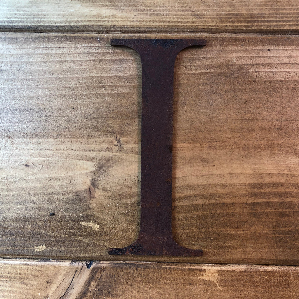 5 Inch Rusty Metal Alphabet Letters and Numbers A-Z 0-9