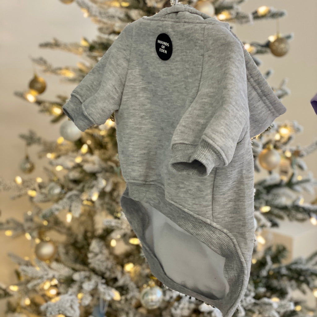 Dog Hoodie - Grey