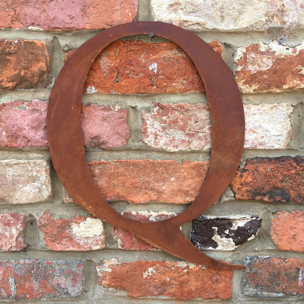 Rustic Metal Letters and Numbers 5 inch and 12 inch for Home and Garden Decor