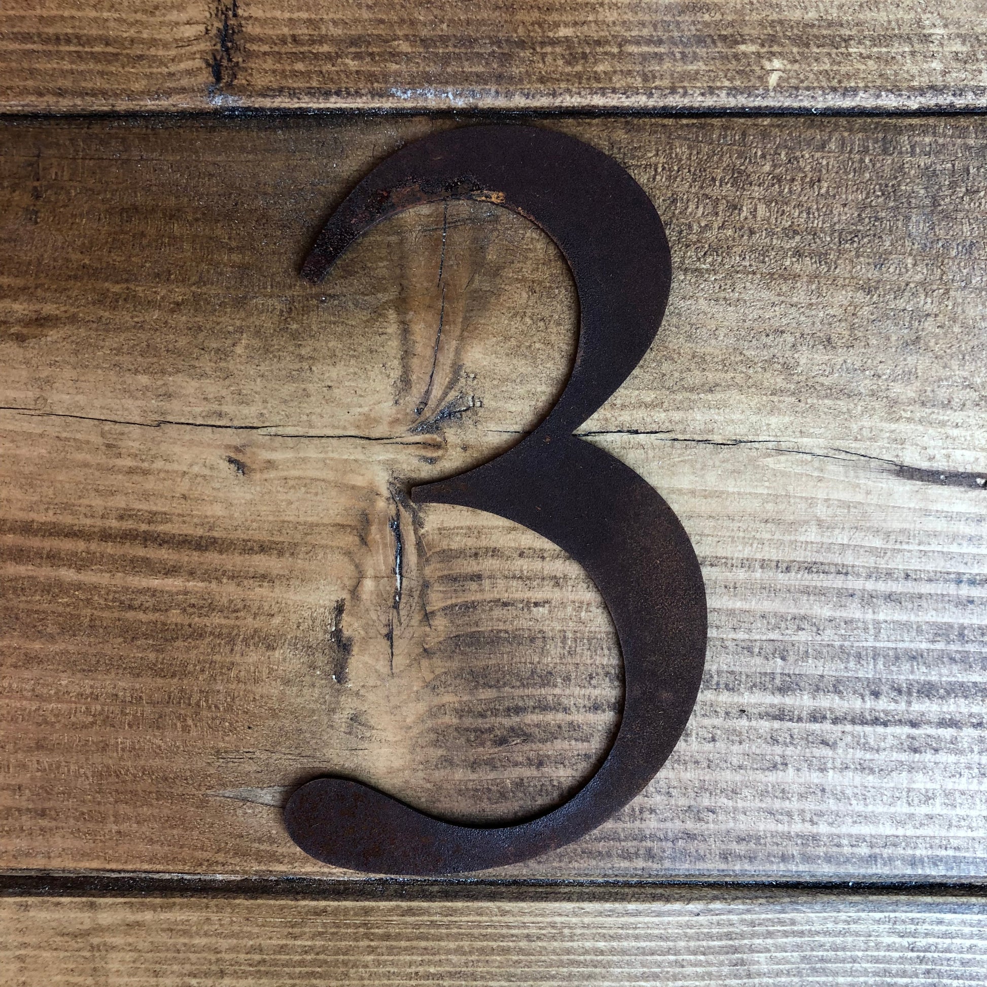 5 Inch Rusty Metal Alphabet Letters and Numbers A-Z 0-9