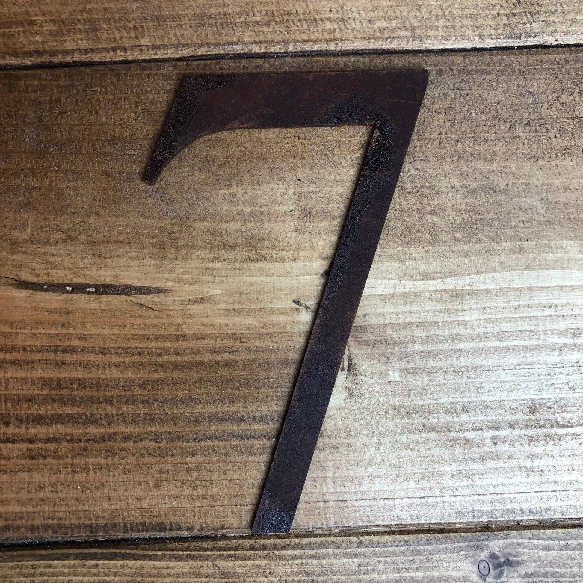 5 Inch Rusty Metal Alphabet Letters and Numbers A-Z 0-9