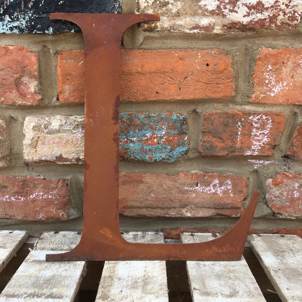 Rustic Metal Letters and Numbers 5 inch and 12 inch for Home and Garden Decor