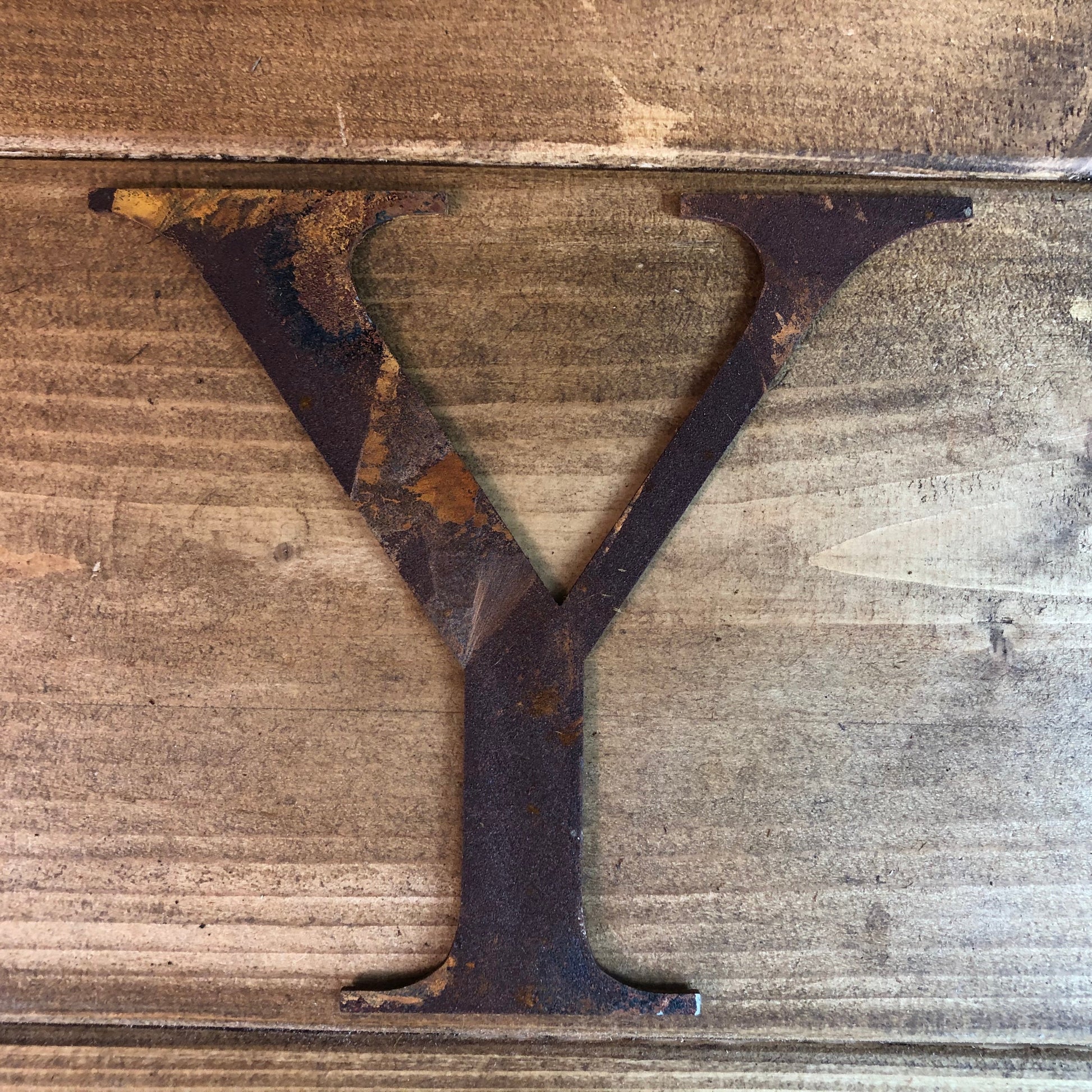 5 Inch Rusty Metal Alphabet Letters and Numbers A-Z 0-9