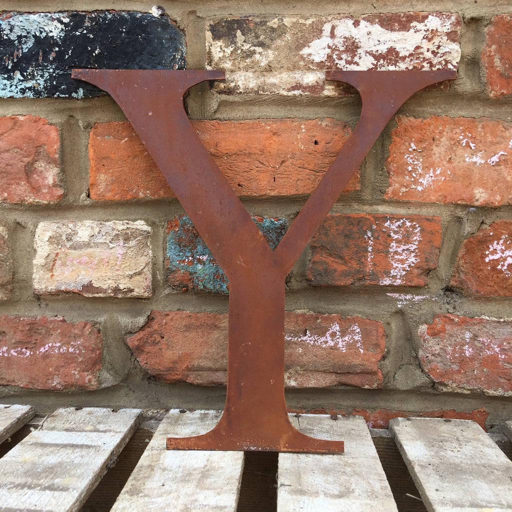 Rustic Metal Letters and Numbers 5 inch and 12 inch for Home and Garden Decor