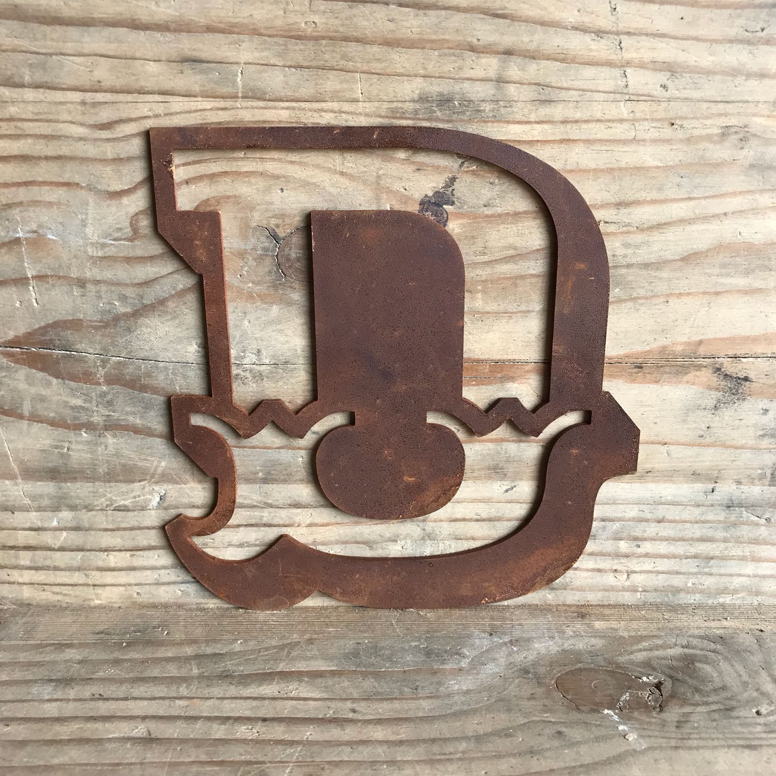 Rusty 5 Inch Carnival Metal Letters A to Z