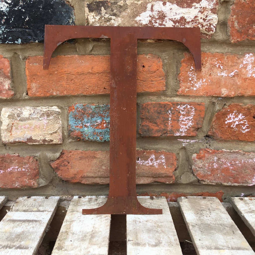 Rustic Metal Letters and Numbers 5 inch and 12 inch for Home and Garden Decor