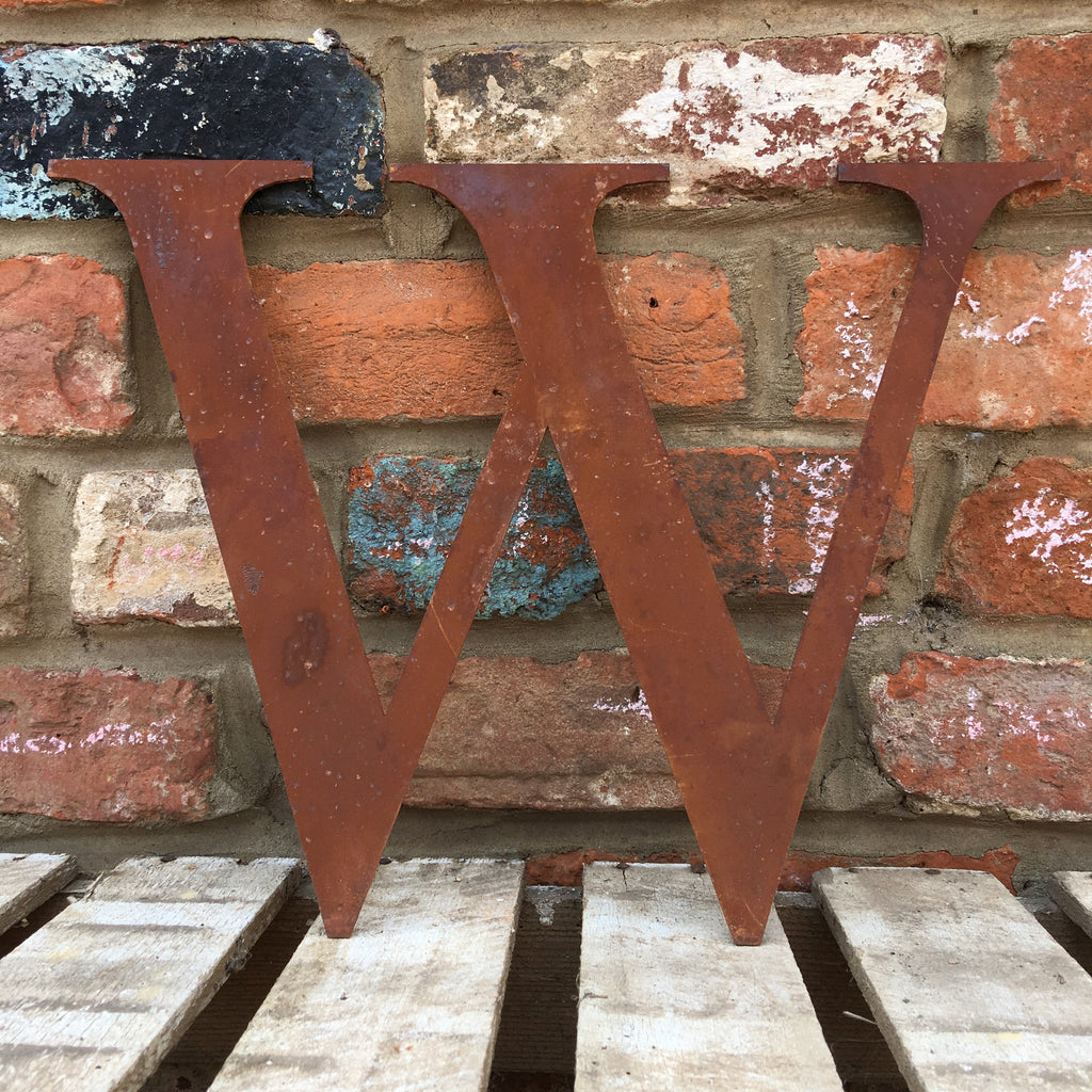 Rustic Metal Letters and Numbers 5 inch and 12 inch for Home and Garden Decor